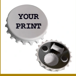 Magnetic Bottle Opener — photograph from the supplied catalogue